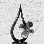 kovář Milan - dekorace (kapka a květ)